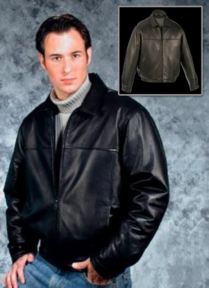Reed Casual Comfort Leather Jacket - Click Image to Close