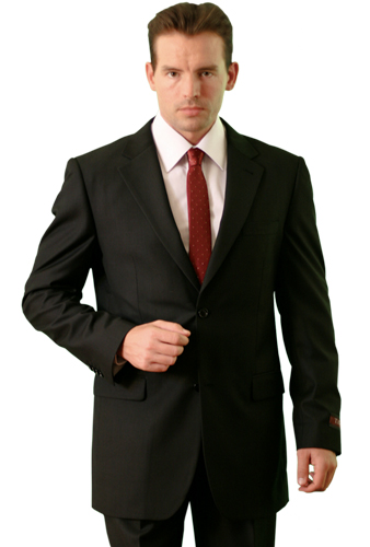 Our MICHAEL Solid, Single Breasted, 2 Button Suit