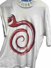 Vintage Rare 1987 Kenny Scharf Shirt Worm Shirt White Men’s Small picture