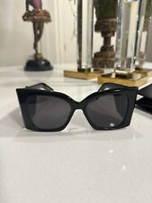 Yves Saint Laurent SL M119 BLAZE-001 Black Cat Eye YSL Women's Sunglasses picture