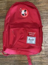 Herschel supply Co. Spanx The Lucky Full size Red canvas backpack. Very Rare picture