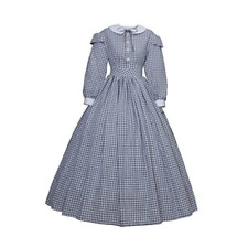 Women'S Civil War Dress Victorian Dickens Costume1860S Civil War 3X-Large Gray picture