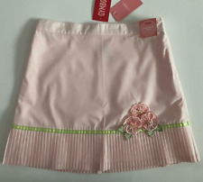 Gymboree Garden Bloom 2006 Pleated Hem Skirt Floral Lined Pink Size 9 NWT picture
