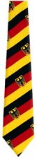 Men's German Flag Necktie Germany Patriotic Black Red Yellow Novelty Tie picture
