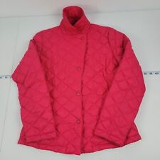 L.L.Bean Womens XS Petite s21 puff winter jacket red pink picture