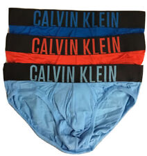 Calvin Klein Underwear 3-Pack Intense Power Cotton Hip Brief, Blue/Multi, M picture