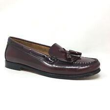 GH Bass & Co Weejuns Jackie Loafers Flats Shoes Womens Size 8 Burgundy Leather picture