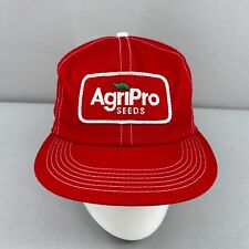 Old Vintage Advertising Hat Snap Back Trucker Farmer Patch K-Products AGRIPRO picture