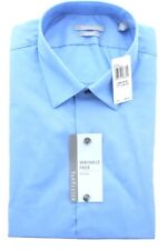 Van Heusen Dress Shirt Mens Wrinkle Free Long Sleeve Fitted, Cameo Blue picture