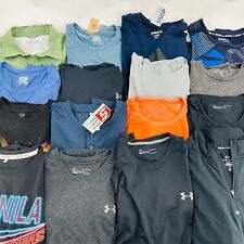 Bulk Lot Mixed Wholesale Mens Clothing Lot of 22 Under Armour Reebok Athletic picture