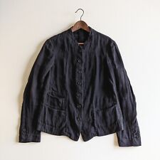 Forme d'Expression - Black Linen Jacket (Italy) - Size IT 44 Women picture