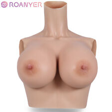 Roanyer Silicone G H Cup Breast Forms for Drag Queen Fake Boob Breastplate picture