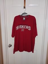 Huskers The University Of Nebraska Shirt Size 2XL Vintage Red picture