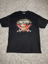 Vintage Disney Pirates of The Caribbean T Shirts Adult XL Black Graphic Mens picture