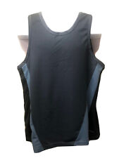 New Ted Baker Dearly Men's XL Sleeveless Pullover Blue Gray Tank Gym Workout Top picture