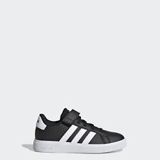 adidas kids Grand Court Court Elastic Lace and Top Strap Shoes picture