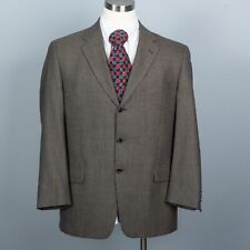 Joseph Abboud Mens Sport Coat 43R Brown Worsted Wool 3 Button Blazer Nordstrom picture
