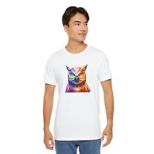 Colorful Wise Rave Owl Short Sleeve Tee picture