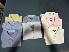 Lot of 8 Dress Shirts (Large Neck, Slim Fit) picture