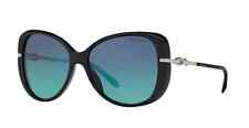 AUTHENTIC Tiffany & Co. Women's Sunglasses - Black & Teal TF4126 B8055/9S picture