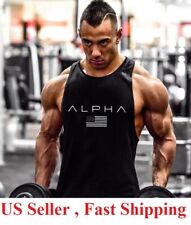 Gym Stringer - Men's Tank Top for Bodybuilding Fitness - Stringer Sports alpha picture