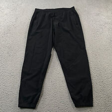 Lululemon Surge Jogger Mens Large Black Running Workout Athleisure Zip Ankle picture