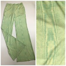 BAILEY 44 Anthropologie Green/Yellow'ish Print Flare Leg Womens sz Small Pant picture