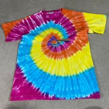 Vintage Pink Floyd T Shirt Mens Large L Pink Blue Tyedye 1996 Wall of Fame picture