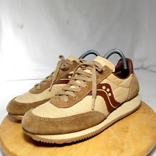 Vintage Saucony Ms. Hornet Running Shoes Women 8.5 Tan Brown Retro 80’s #1485-2 picture