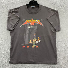 VINTAGE Metallica T Shirt Mens XL Short Sleeve Extra Large 2002 Gray* picture