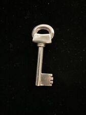 Sterling Silver Skeleton Key Chain / Key Holder (Mexico) picture