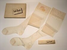 6 Prs Vintage GOLD MEDAL Sexy Lace Nylon Stockings 9