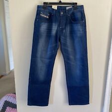 Diesel Industry Revick  Wash 88Z Straight Leg W34 L34 NWT Button Fly Jeans picture