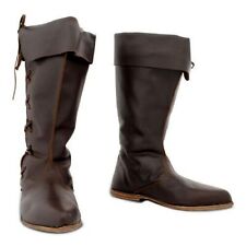 Long Leather Boots Medieval Renaissance Shoes LARP Pirate COSPLAY picture
