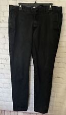H&M  Mens Black Pants Skinny Fit Stretch 38/32 Cotton Blend H and M picture