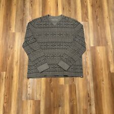 Eddie Bauer Mens L/XL Pullover Long Sleeve Shirt AZTEC PATTERN THERMAL ESC picture