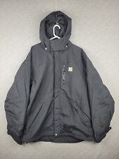 Carhartt Storm Defender Shoreline Jacket Mens 3XL Hooded Full Zip Rain Coat J162 picture