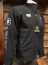 Ariat Men's Jacket New Team Softshell Black Marroon -Exclusive  -8188 picture