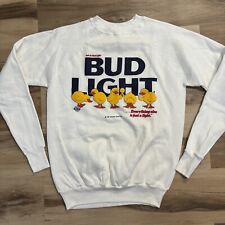 Vintage Anheuser Busch Sweatshirt Adult Large Bud Light Ducks Puff Print  80s picture