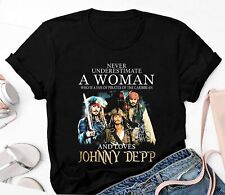 Johnny Depp Never Underestimate A Woman Caribbean Shirt, Johnny Depp Coffee Mug picture