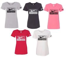 NIKE WOMENS T-SHIRT-LOGO GRAPHIC, SHORT SLEEVE,M-L-XL picture