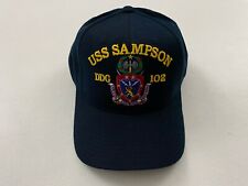USS SAMPSON DDG 102 The Corps Blue Baseball Cap One Size picture