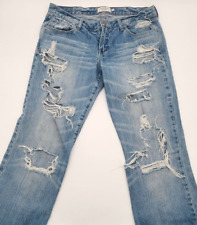 Women's Abercrombie & Fitch New York Distressed Jeans Size 8R picture
