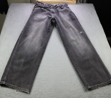 VTG Southpole Jeans Mens 34 (Actual 32x33) Black Gray Denim Baggy Y2K Red Tab picture