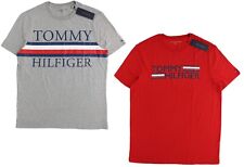 Tommy Hilfiger Men's Designer T-Shirt Short Sleeve 100% Pre-Washed Jersey Cotton picture
