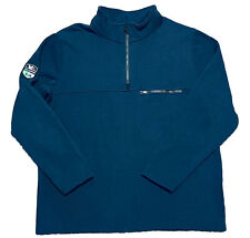 Dragonwear 1/4 Zip  Fleece Sweater FR CAT 3 ARC 28 Men’s XL Blue picture