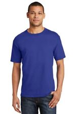 Pack Of 5 Hanes 5180 Mens Short Sleeve Beefy 100% Cotton Casual T-Shirt picture