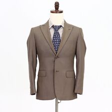J. Ferrar 34S Brown Sport Coat Blazer Jacket Solid 2B Polyester picture
