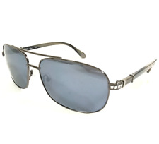 English Laundry Sunglasses JIMMY STERLING STEEL Gunmetal Brown Crystals Mirrored picture