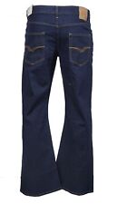 Men's LCJ Denim Super Flare Jeans Stretch Indigo Indie W 70s Bell Bottoms LC16  picture
